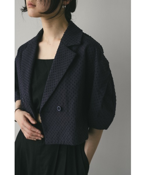 スタイルミキサー　ジップデザインノーカラージャケット　ブラック　コート　ブラウス シャツ・ブラウス｜商品一覧｜STYLEMIXER（スタイルミキサー