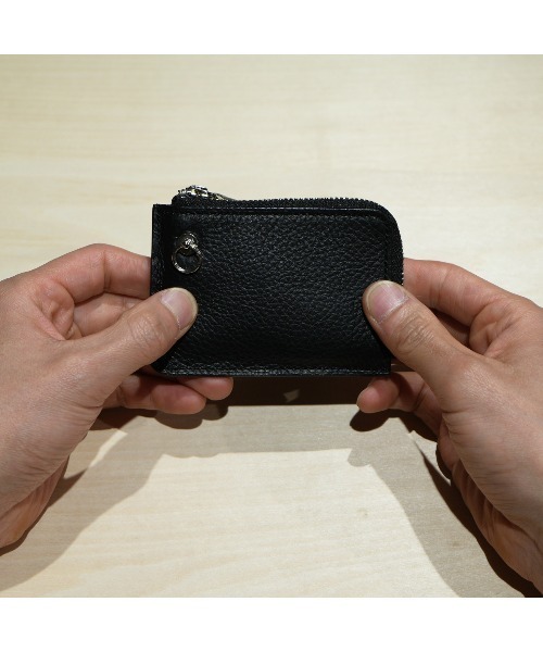 JAM HOME MADE（ジャムホームメイド）の「4NK trick ミニ ジップコインウォレット (METAL) メンズ レディース（コインケース・メンズ・ブラック・ONE SIZE）」の4枚目の写真