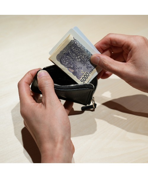 JAM HOME MADE（ジャムホームメイド）の「4NK trick ミニ ジップコインウォレット (METAL) メンズ レディース（コインケース・メンズ・ブラック・ONE SIZE）」の6枚目の写真