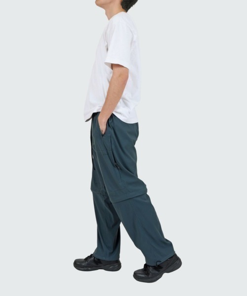 WILD THINGS(ワイルドシングス)の「WILD THINGS FUSION TECH CONVERTIBLE PANTS(ワイルドシングス フュージョンテック コンバーチブルパンツ)(その他パンツ・メンズ・グリーン系/ブラック・MEDIUM/LARGE)」の9枚目の写真