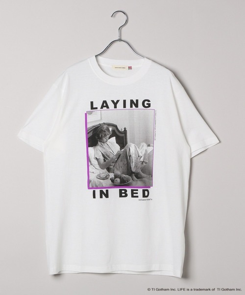 A part by（アパートバイ）の「【WEB限定】LIFE_レタリングフォトTシャツ（Tシャツ/カットソー・レディース・オフホワイト/ラベンダー/イエロー系その他・FREE）」の8枚目の写真