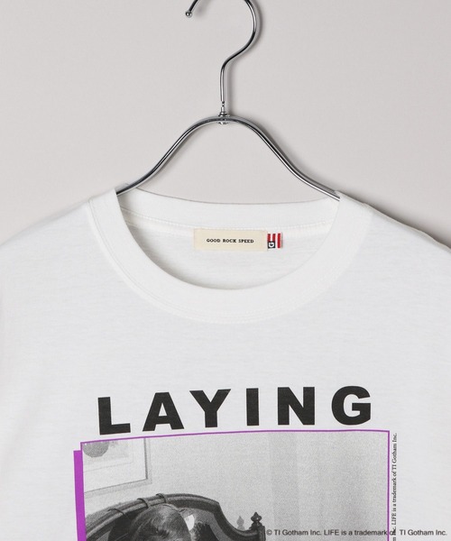A part by（アパートバイ）の「【WEB限定】LIFE_レタリングフォトTシャツ（Tシャツ/カットソー・レディース・オフホワイト/ラベンダー/イエロー系その他・FREE）」の10枚目の写真