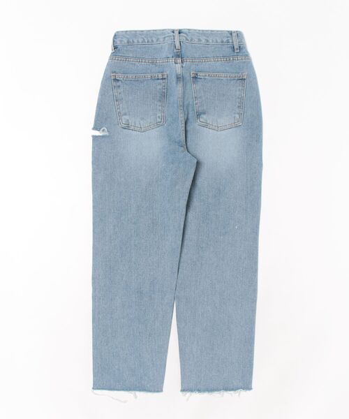 esutoreja（エストレジャ）の「クラッシュダメージデニム（デニムパンツ・レディース・ライトブルー・S/M）」の9枚目の写真