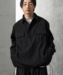 +CLOSET（プラスクローゼット）の「クリンクル加工ドロストプルシャツ（シャツ/ブラウス）」