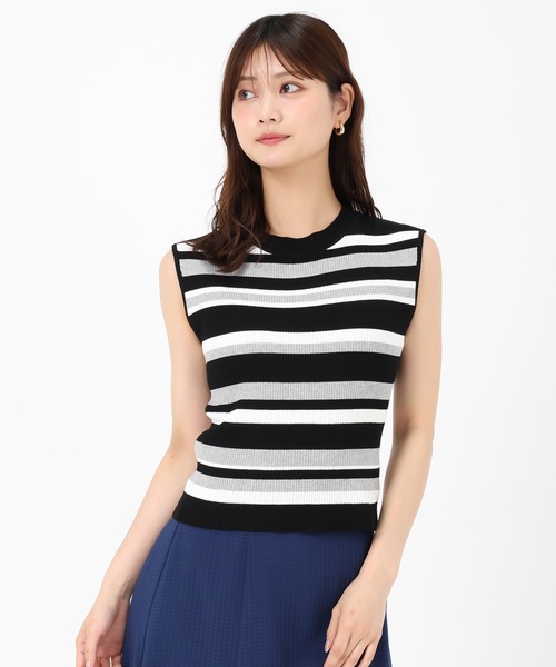 今季⭐︎2025春夏39600円販売中⭐︎美ラインリブニット新品同様 MISCH MASCH ニット セーター WEB限定 2025春夏新作 衿付き