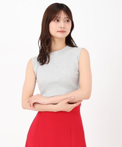 MISCH MASCH(ミッシュマッシュ)の「バリエーションフレンチラメリブニット(ニット/セーター・レディース・ブラック/ブルー/グレー/ブラック×ホワイト・フリ-)」の19枚目の写真