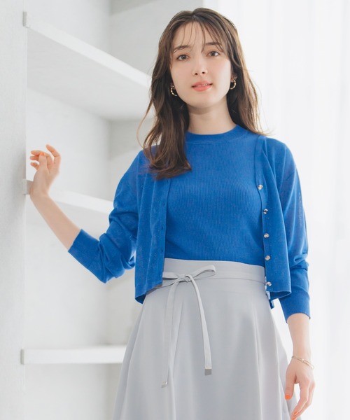 今季⭐︎2025春夏39600円販売中⭐︎美ラインリブニット新品同様 MISCH MASCH｜2025春夏新作 バリエーションフレンチラメ