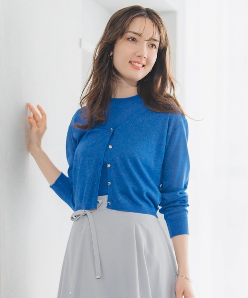 今季⭐︎2025春夏39600円販売中⭐︎美ラインリブニット新品同様 セール】2025春夏新作 バリエーションフレンチラメリブニット