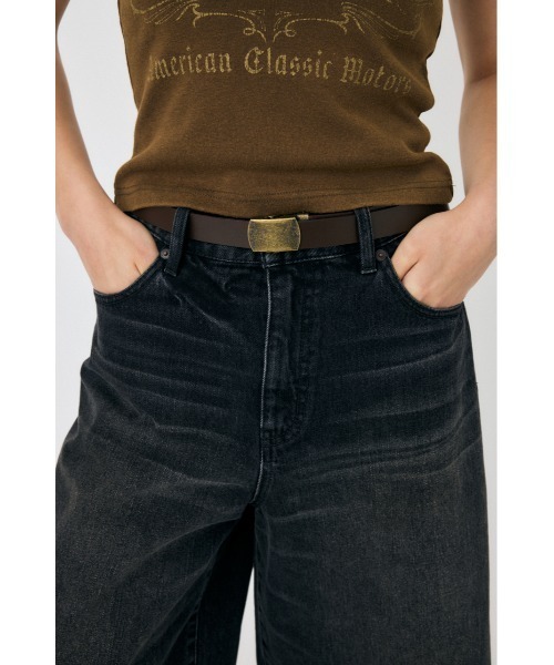 MOUSSY（マウジー）の「ROLLER BUCKLE ベルト（ベルト・レディース・ブラック/ブラウン・FREE）」の14枚目の写真