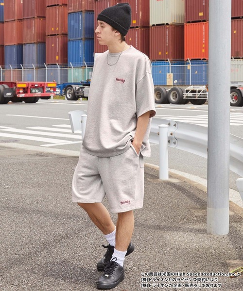 THRASHER/スラッシャー 別注 セットアップ ヴィテージ加工スノー