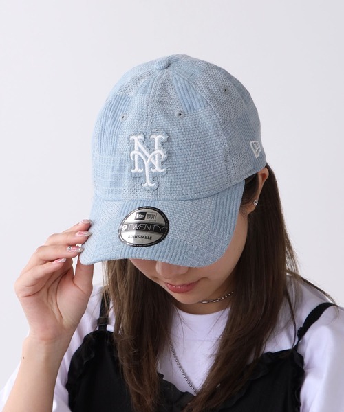 【華】Matin Kim NEW ERA コラボ デニム キャップ matin kim x new era】コラボ デニムキャップ ライトブルー 新品