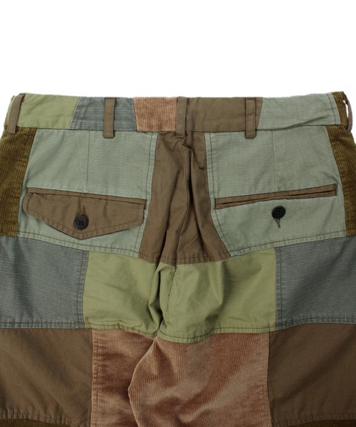 Universal Style Wear(ユニバーサルスタイルウェア)の「Universal Style Wear パッチワーク ショーツ(チノパンツ・メンズ・ブラック/カーキ/オフホワイト/ベージュ・MEDIUM/LARGE/X-LARGE)」の14枚目の写真