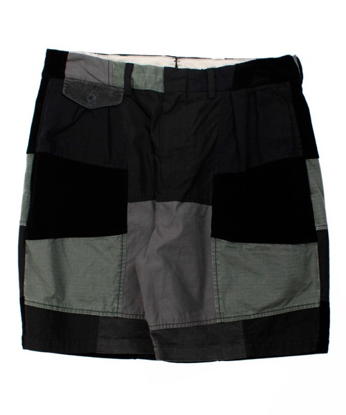 Universal Style Wear(ユニバーサルスタイルウェア)の「Universal Style Wear パッチワーク ショーツ(チノパンツ・メンズ・ブラック/カーキ/オフホワイト/ベージュ・MEDIUM/LARGE/X-LARGE)」の16枚目の写真