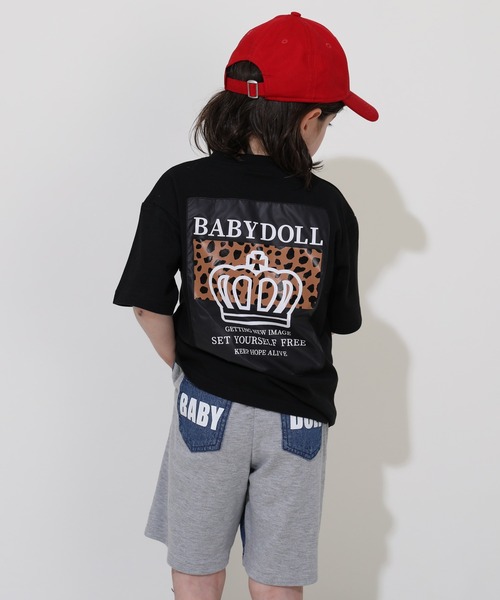 BABYDOLL(ベビードール)の「【綿100%】親子お揃い ヒョウ柄Tシャツ 0587K(Tシャツ/カットソー・キッズ・ホワイト/ブラック・90cm/100cm/110cm/120cm/130cm/140cm/150cm/80cm)」の11枚目の写真