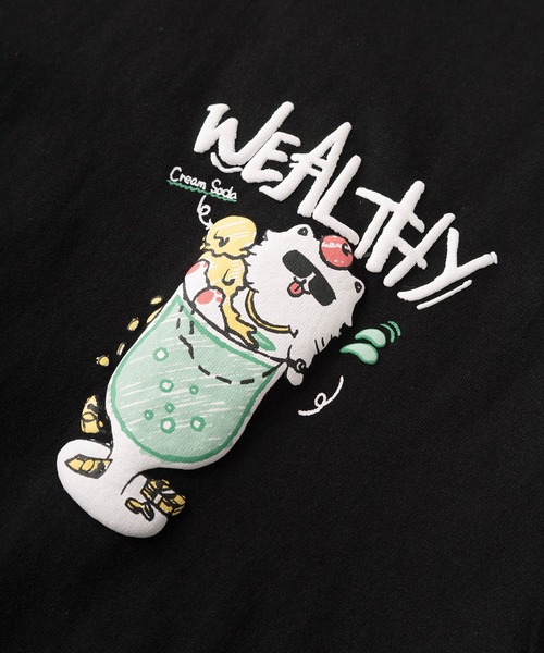 make a ray!（メイク ア レイ！）の「【82】CAT & BONE 発泡プリントTシャツ/バックプリント/オーバーサイズ（Tシャツ/カットソー・メンズ・ブラック系その他/ホワイト系その他2/ブラック系その他3/ブラック/ブラック系その他2/ホワイト/ホワイト系その他/ホワイト系その他3・M/L）」の22枚目の写真