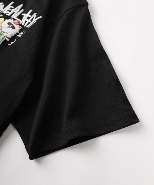 make a ray!（メイク ア レイ！）の「【82】CAT & BONE 発泡プリントTシャツ/バックプリント/オーバーサイズ（Tシャツ/カットソー・メンズ・ブラック系その他/ホワイト系その他2/ブラック系その他3/ブラック/ブラック系その他2/ホワイト/ホワイト系その他/ホワイト系その他3・M/L）」の18枚目の写真