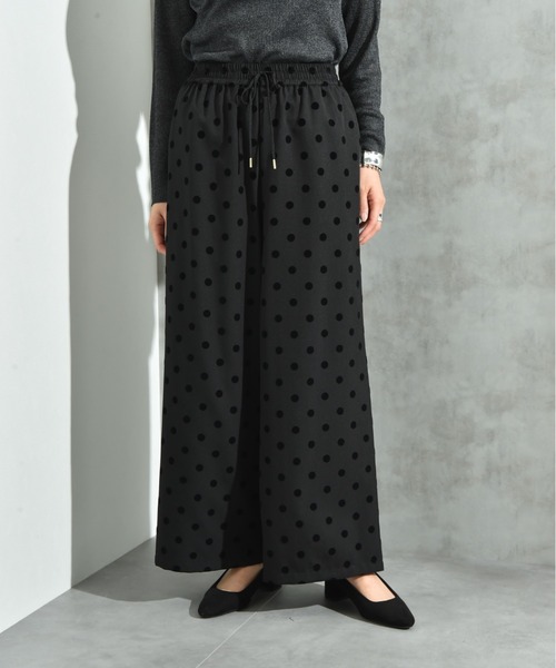 INTERPLANET（インタープラネット）の「Ｐツイルフロッキードットパンツ（その他パンツ・レディース・グレー/ブラウン/ブラック・FREE）」の21枚目の写真