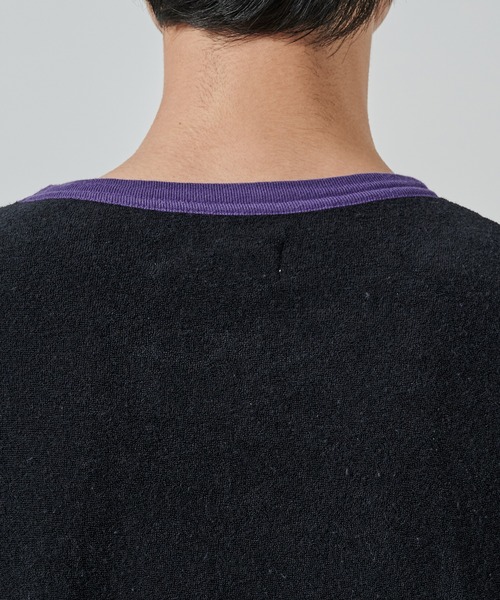 markaware(マーカウェア)の「ORGANIC COTTON PILE RINGER PILE TEE(Tシャツ/カットソー・メンズ・ブラック/ネイビー/ホワイト・1/2)」の20枚目の写真