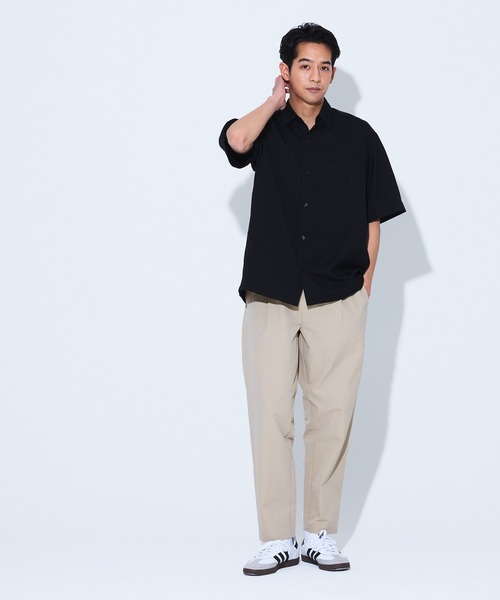coca(coca)(コカ)の「サッカーイージーテーパードパンツ(その他パンツ・メンズ・ブラック/ダークブルー/チャコール/ライトベージュ・M/L/XL)」の11枚目の写真