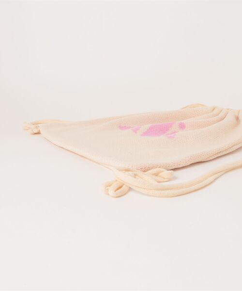 mignon(ミニョン)の「【Mignon/ミニョン】MG LOGO KNAPSACK / ロゴ ナップサック(バックパック/リュック・レディース・アイボリー/ブラック・FREE)」の6枚目の写真