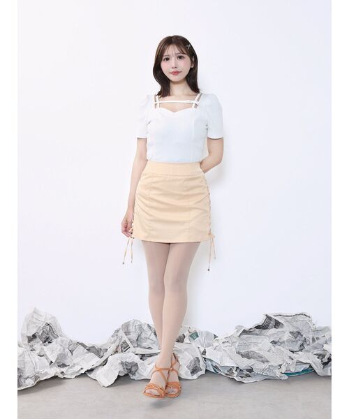 EATME（イートミー）の「レースアップミニスカート（スカート・レディース・グレー/ブラック/オレンジ・SMALL/MEDIUM）」の15枚目の写真