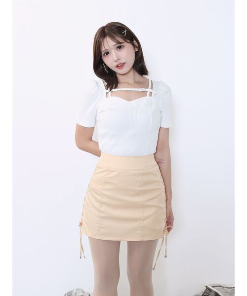 EATME（イートミー）の「レースアップミニスカート（スカート・レディース・グレー/ブラック/オレンジ・SMALL/MEDIUM）」の17枚目の写真