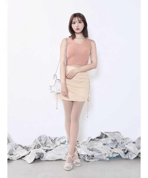 EATME（イートミー）の「レースアップミニスカート（スカート・レディース・グレー/ブラック/オレンジ・SMALL/MEDIUM）」の19枚目の写真