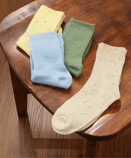 BREEZE(ブリーズ)の「ネップカラバリソックス(ソックス/靴下・キッズ・イエロー/キナリ/グリーン/サックスブルー・15 /18/21)」の10枚目の写真