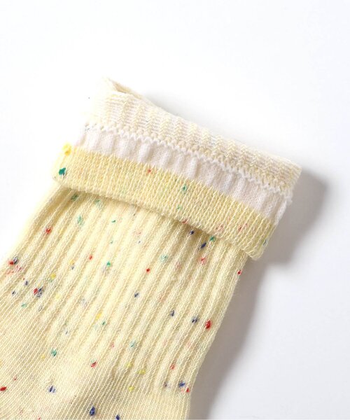 BREEZE(ブリーズ)の「ネップカラバリソックス(ソックス/靴下・キッズ・イエロー/キナリ/グリーン/サックスブルー・15 /18/21)」の5枚目の写真