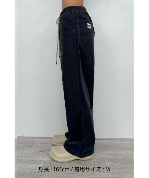 ALEXIA STAM（アリシアスタン）の「[Lee x ALEXIA STAM] Relax Corduroy Pants /Leeコラボ コーデュロイパンツ（その他パンツ・レディース・チャコールグレー・S/M）」の8枚目の写真