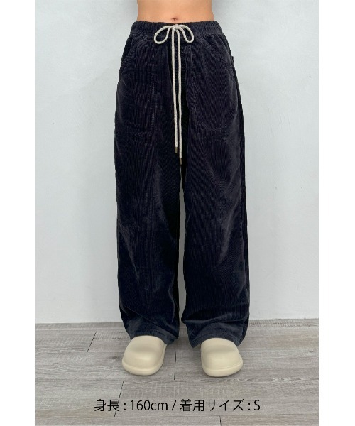 ALEXIA STAM（アリシアスタン）の「[Lee x ALEXIA STAM] Relax Corduroy Pants /Leeコラボ コーデュロイパンツ（その他パンツ・レディース・チャコールグレー・S/M）」の10枚目の写真