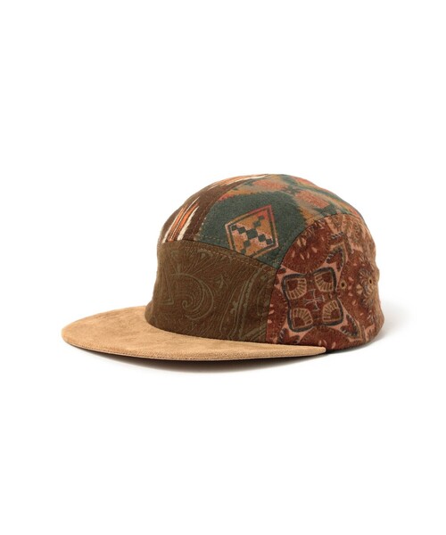 BEAMS PLUS（ビームスプラス）の「マルチ 5パネル キャップ（キャップ・メンズ・ブラック/ライトブラウン・ONE SIZE）」の2枚目の写真