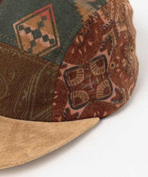 BEAMS PLUS（ビームスプラス）の「マルチ 5パネル キャップ（キャップ・メンズ・ブラック/ライトブラウン・ONE SIZE）」の7枚目の写真