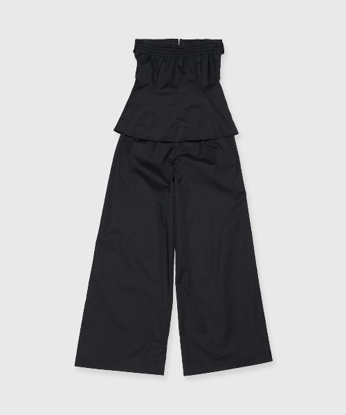 JOSE MOON(ジョゼムーン)の「2WAY CARGO DESIGN JUMP SUITS/ツーウェイカーゴデザインジャンプスーツ(サロペット/オーバーオール・レディース・ブラック/ホワイト・36/38)」の11枚目の写真