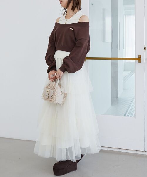 MAJESTIC LEGON（マジェスティックレゴン）の「厚底ストレッチショートブーツ（ブーツ・レディース・ブラウン/ダークブラウン/ブラック系その他/ブラック・MEDIUM/LARGE/X-LARGE/SMALL）」の16枚目の写真