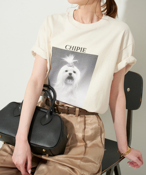 DOG PHOTO TEE（Tシャツ/カットソー）｜SLOBE IENA