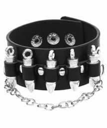 NOVESSEL（ノベセル）の「A'GEM/9 × .kom『NOVESSEL/ノベセル』弾丸レザーブレスレット（ブレスレット）」