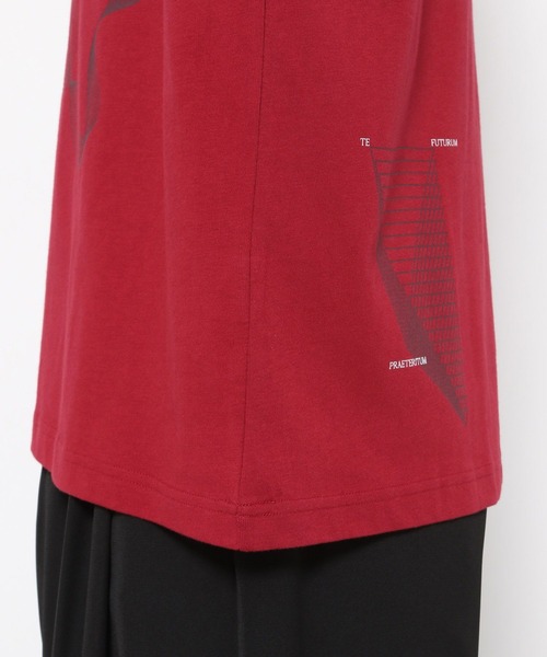 HARE（ハレ）の「ジオメトリックプリントカット(HARE)（Tシャツ/カットソー・メンズ・レッド/ホワイト/ブラック・FREE）」の18枚目の写真