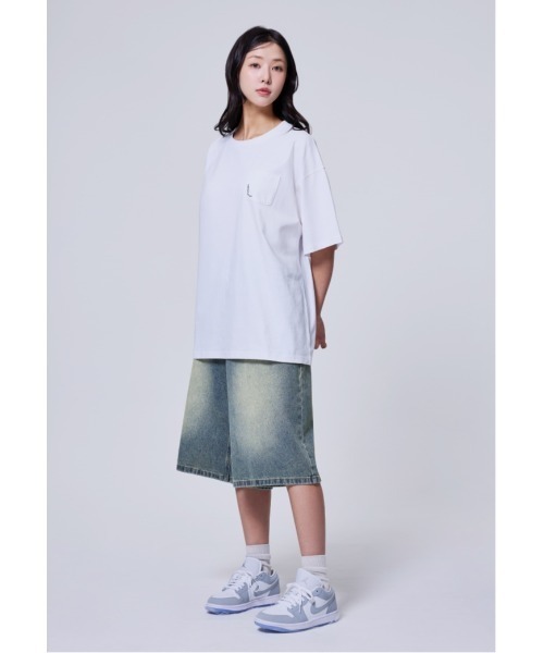 Vini(ヴィニ)の「レーシング半袖Tシャツ(Tシャツ/カットソー・レディース・ライトベージュ/ダークグリーン/ホワイト・LARGE/MEDIUM/SMALL)」の11枚目の写真