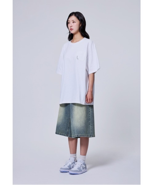 Vini(ヴィニ)の「レーシング半袖Tシャツ(Tシャツ/カットソー・レディース・ライトベージュ/ダークグリーン/ホワイト・LARGE/MEDIUM/SMALL)」の9枚目の写真