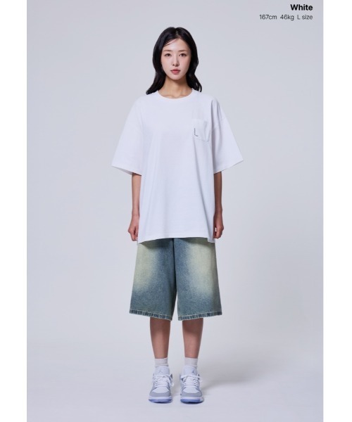 Vini(ヴィニ)の「レーシング半袖Tシャツ(Tシャツ/カットソー・レディース・ライトベージュ/ダークグリーン/ホワイト・LARGE/MEDIUM/SMALL)」の8枚目の写真