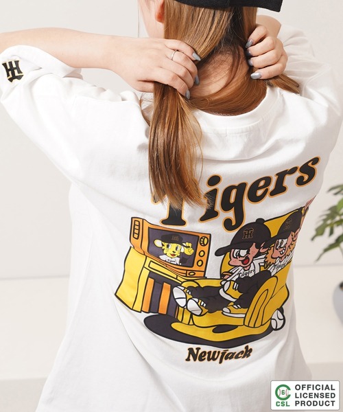 1111clothing(ワンフォークロージング)の「【セ・リーグ】NEW JACK プロ野球 Tシャツ / NEW JACK Professional Baseball T-shirt(Tシャツ/カットソー・メンズ・ホワイト系1/ホワイト系2/ホワイト系3/ホワイト系4/ホワイト系5/ブラック系1/ブラック系2/ブラック系3/ブラック系4/ブラック系5・M/L/FREE)」の3枚目の写真