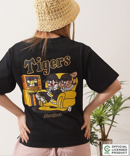 1111clothing(ワンフォークロージング)の「【セ・リーグ】NEW JACK プロ野球 Tシャツ / NEW JACK Professional Baseball T-shirt(Tシャツ/カットソー・メンズ・ホワイト系1/ホワイト系2/ホワイト系3/ホワイト系4/ホワイト系5/ブラック系1/ブラック系2/ブラック系3/ブラック系4/ブラック系5・M/L/FREE)」の7枚目の写真