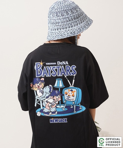 1111clothing(ワンフォークロージング)の「【セ・リーグ】NEW JACK プロ野球 Tシャツ / NEW JACK Professional Baseball T-shirt(Tシャツ/カットソー・メンズ・ホワイト系1/ホワイト系2/ホワイト系3/ホワイト系4/ホワイト系5/ブラック系1/ブラック系2/ブラック系3/ブラック系4/ブラック系5・M/L/FREE)」の8枚目の写真
