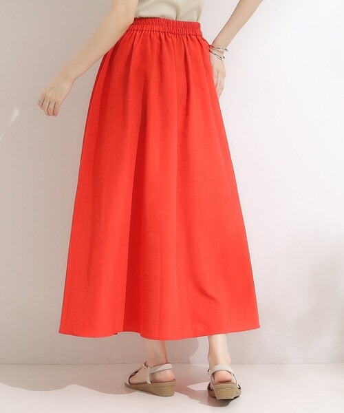 DRESKIP(ドレスキップ)の「【高レビュー/着丈選べる】華やかさをプラスする アソートロングスカート(スカート・レディース・グリーン系その他3/ネイビー系5/レッド系1/ブルー・11/00)」の18枚目の写真