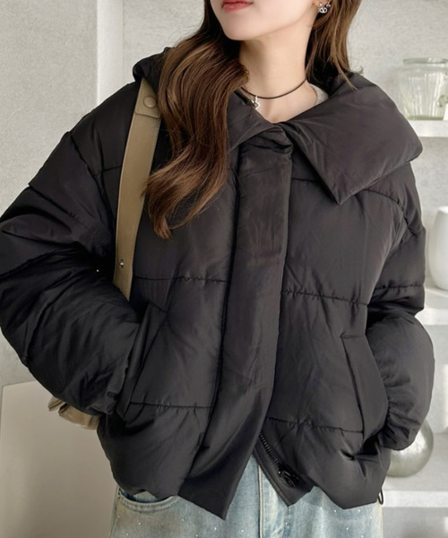 極美品✨セオリー 8万 ダウンコート ビッグカラー 2way ブラック ゆったり JOURNAL STANDARD ダウンコート ダウンジャケット 「2025FW 新作