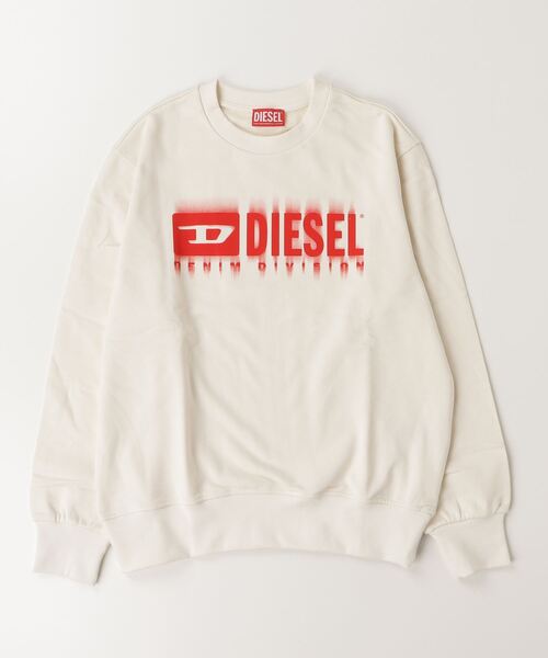 DIESEL KIDS(ディーゼルキッズ)の「DIESEL(ディーゼル)Kids & Junior ブランドロゴスウェットプルオーバー(スウェット・キッズ・ホワイト/ブルー/レッド/ブラック/ブルー系その他/ホワイト×レッド/ブラック×レッド・14Y/16Y/12Y/10Y/8Y/6Y/4Y)」の1枚目の写真