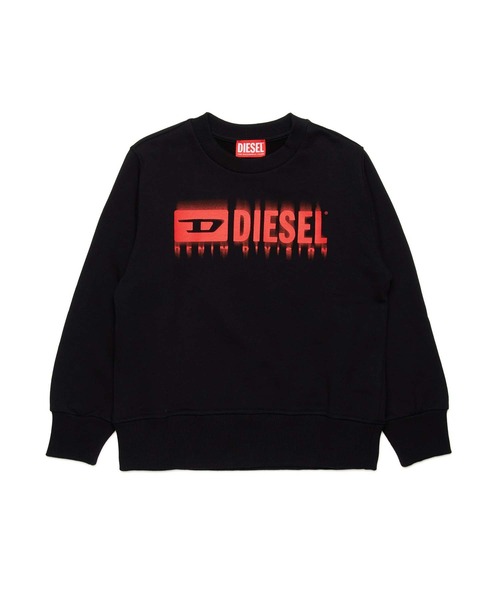 DIESEL KIDS(ディーゼルキッズ)の「DIESEL(ディーゼル)Kids & Junior ブランドロゴスウェットプルオーバー(スウェット・キッズ・ホワイト/ブルー/レッド/ブラック/ブルー系その他/ホワイト×レッド/ブラック×レッド・14Y/16Y/12Y/10Y/8Y/6Y/4Y)」の4枚目の写真
