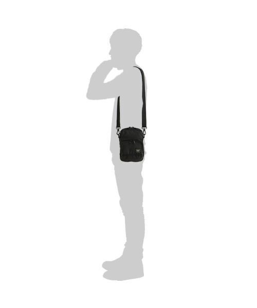 PORTER(ポーター)の「フラッシュ ショルダーバッグ(ショルダーバッグ・メンズ・ブラック/ネイビー・FREE)」の3枚目の写真