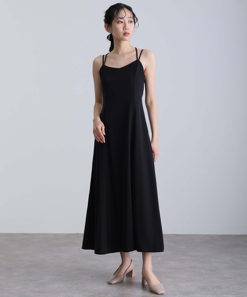 atlo(アトロ)の「ロング&ノースリーブ フォーマル シャーリング チュール 2点セット Aライン セレモニー 結婚式 二次会 パーティー ドレス オケージョンドレス 同窓会 成人式 お呼ばれ 謝恩会 20代 30代(ドレス・レディース・アイボリー/グレイッシュベージュ/ダークグレー・M/L)」の22枚目の写真